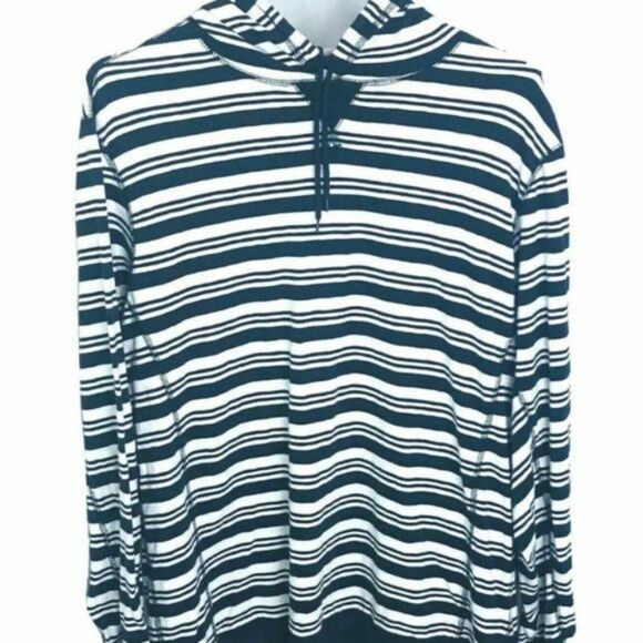 Timberland Hood Pullover Cotton Knit Striped X Large - Picture 7 of 8